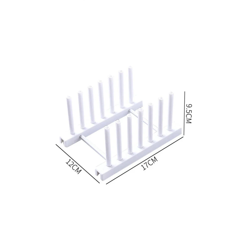 DIY Locker Bamboo Drain Rack Wooden Plate Rack Dish Rack Kitchen Organizer for Plates/Cutting Boards/Plates/Cups/Pot Lid