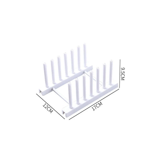 DIY Locker Bamboo Drain Rack Wooden Plate Rack Dish Rack Kitchen Organizer for Plates/Cutting Boards/Plates/Cups/Pot Lid