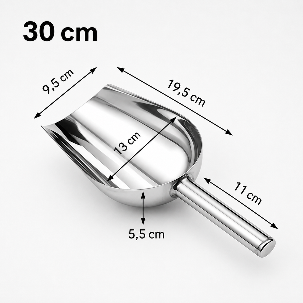 Pelle à Glaçons en Inox
