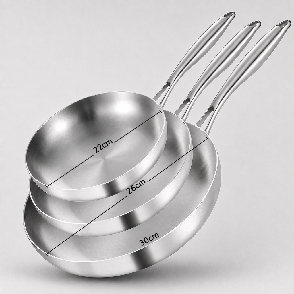 Poêle en Inox 304