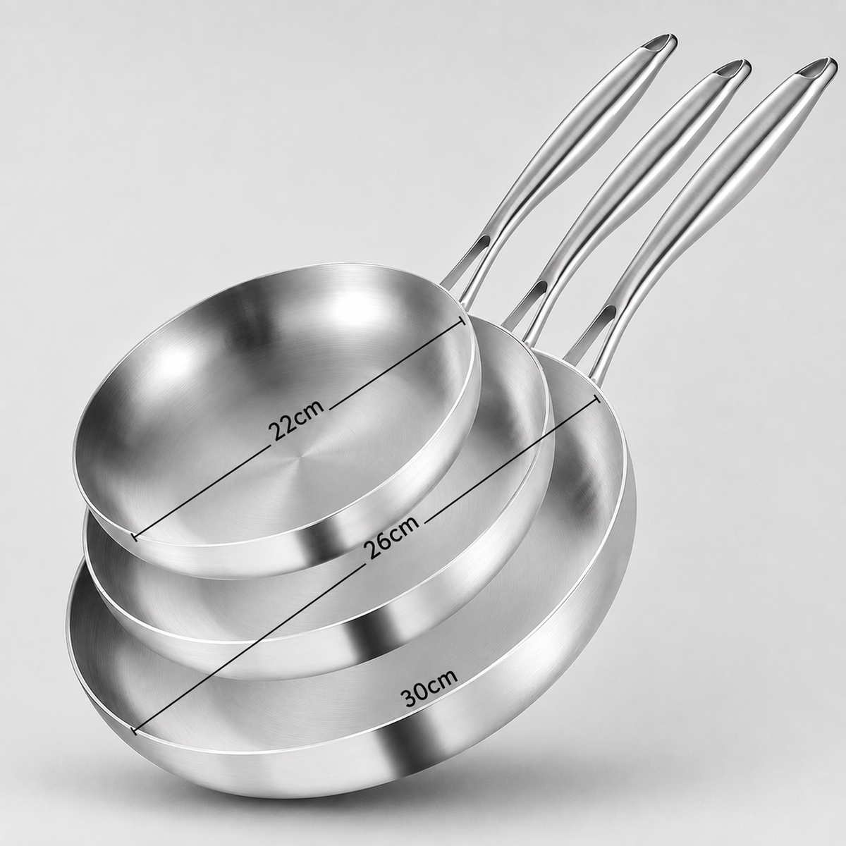 Poêle en Inox 304
