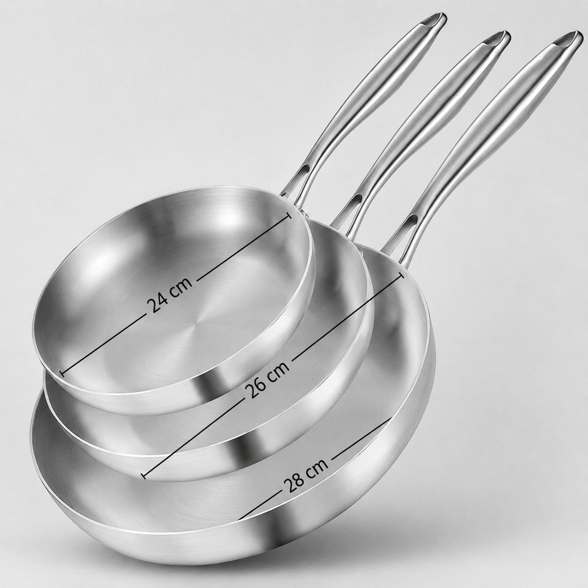 Poêle en Inox 304