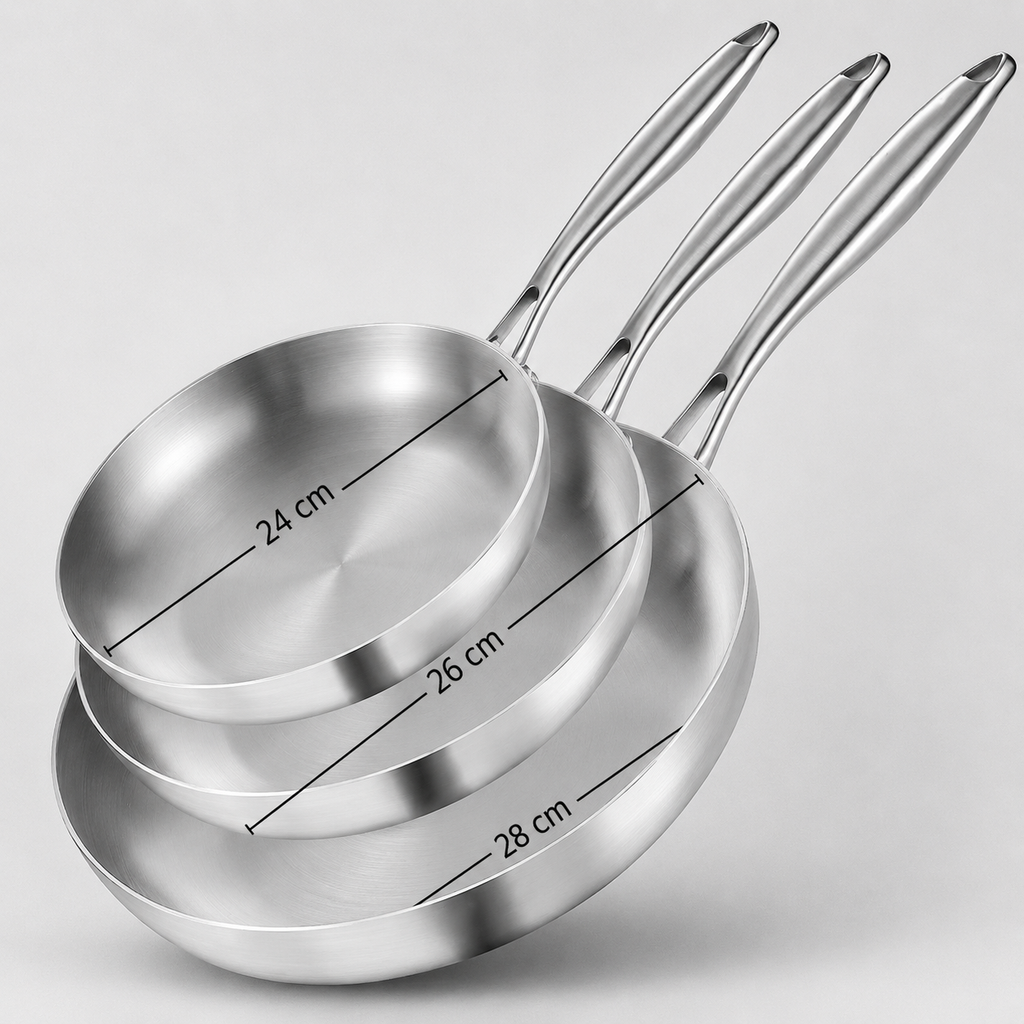 Poêle en Inox 304