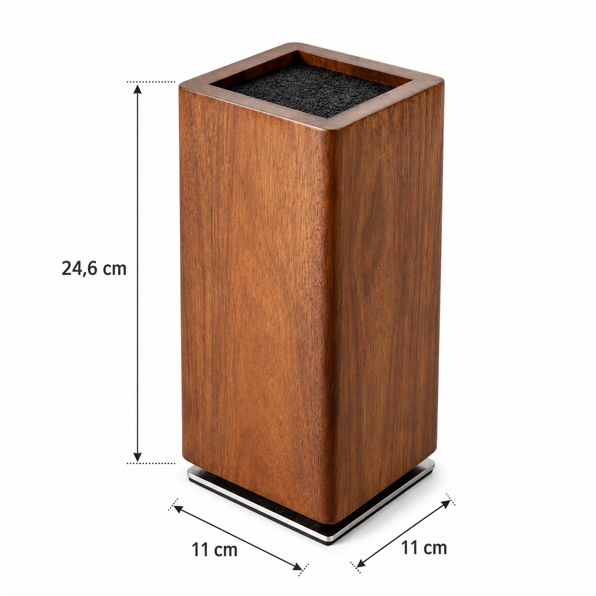 Bloc Magnétique à Couteaux en Bois