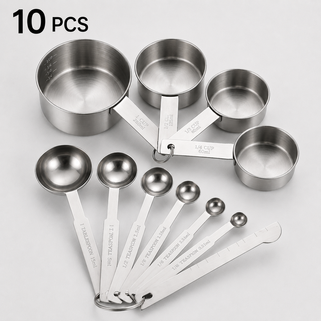 Set de Cuillères Doseuses en Inox