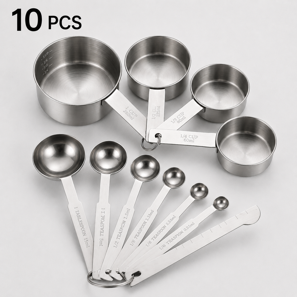 Set de Cuillères Doseuses en Inox