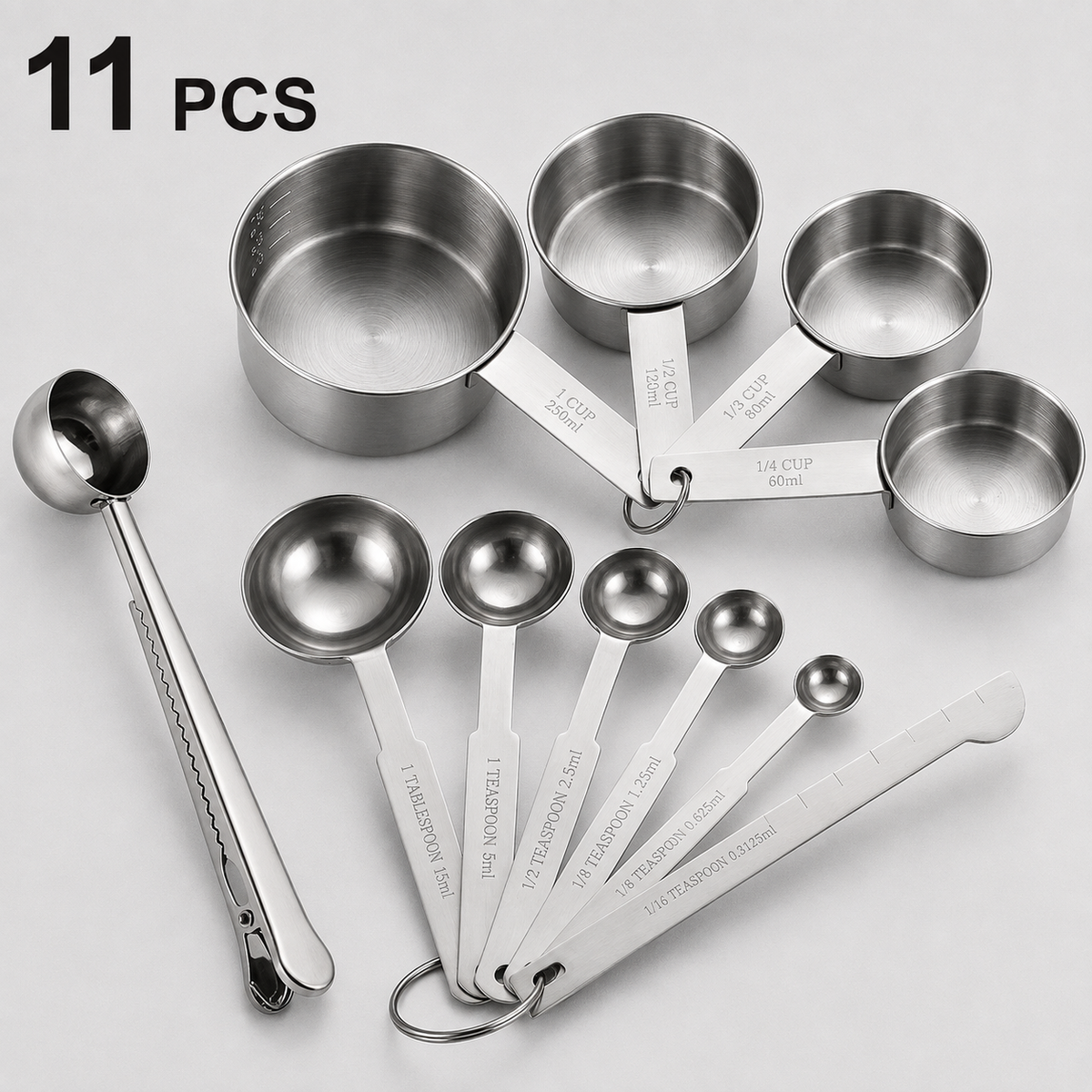 Set de Cuillères Doseuses en Inox