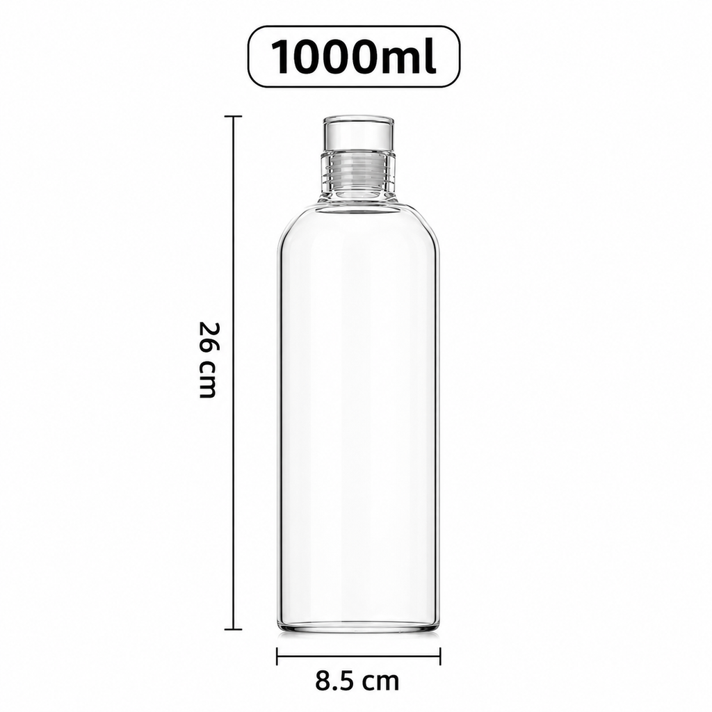 Bouteille en Verre Grande Capacité