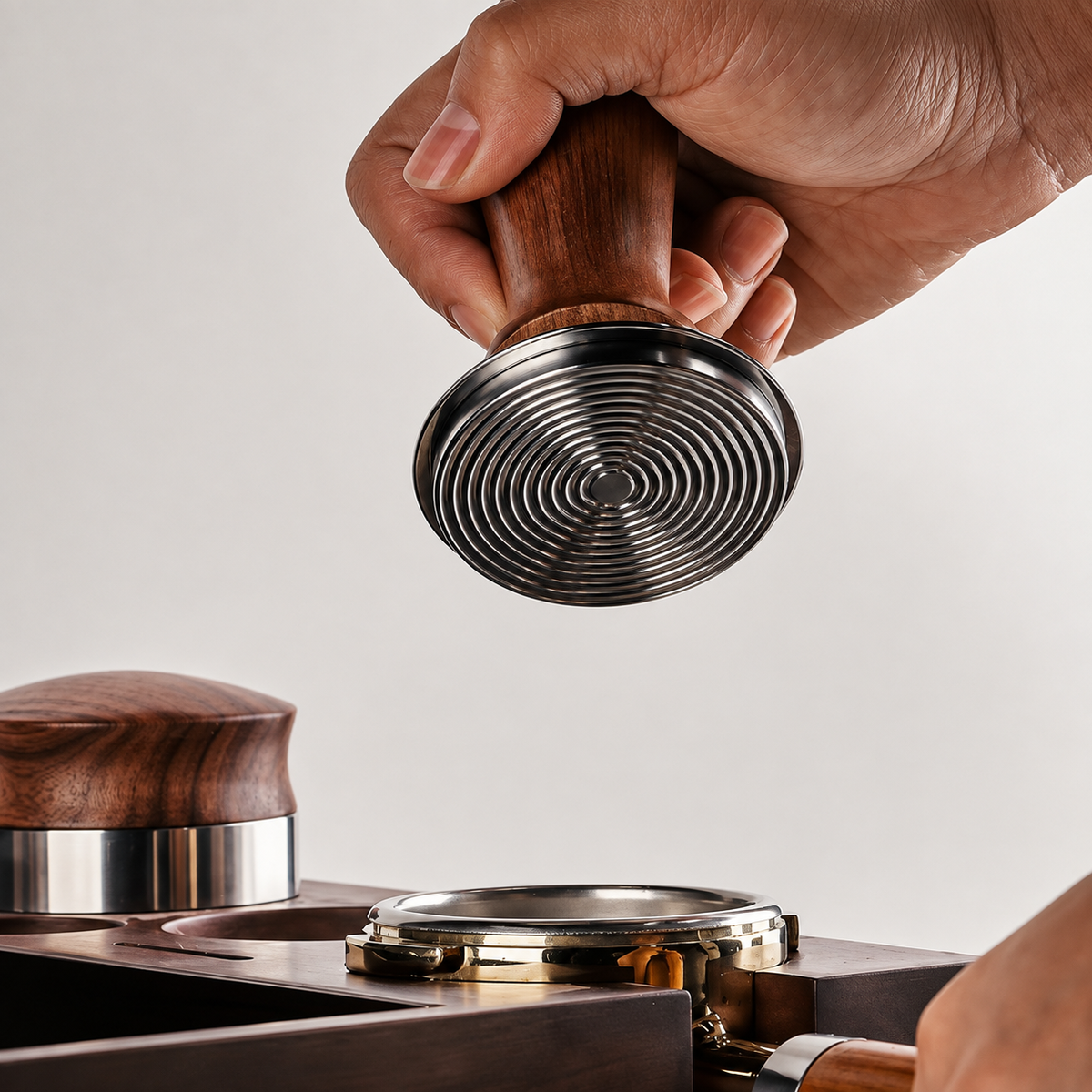 Tamper à Café en Bois