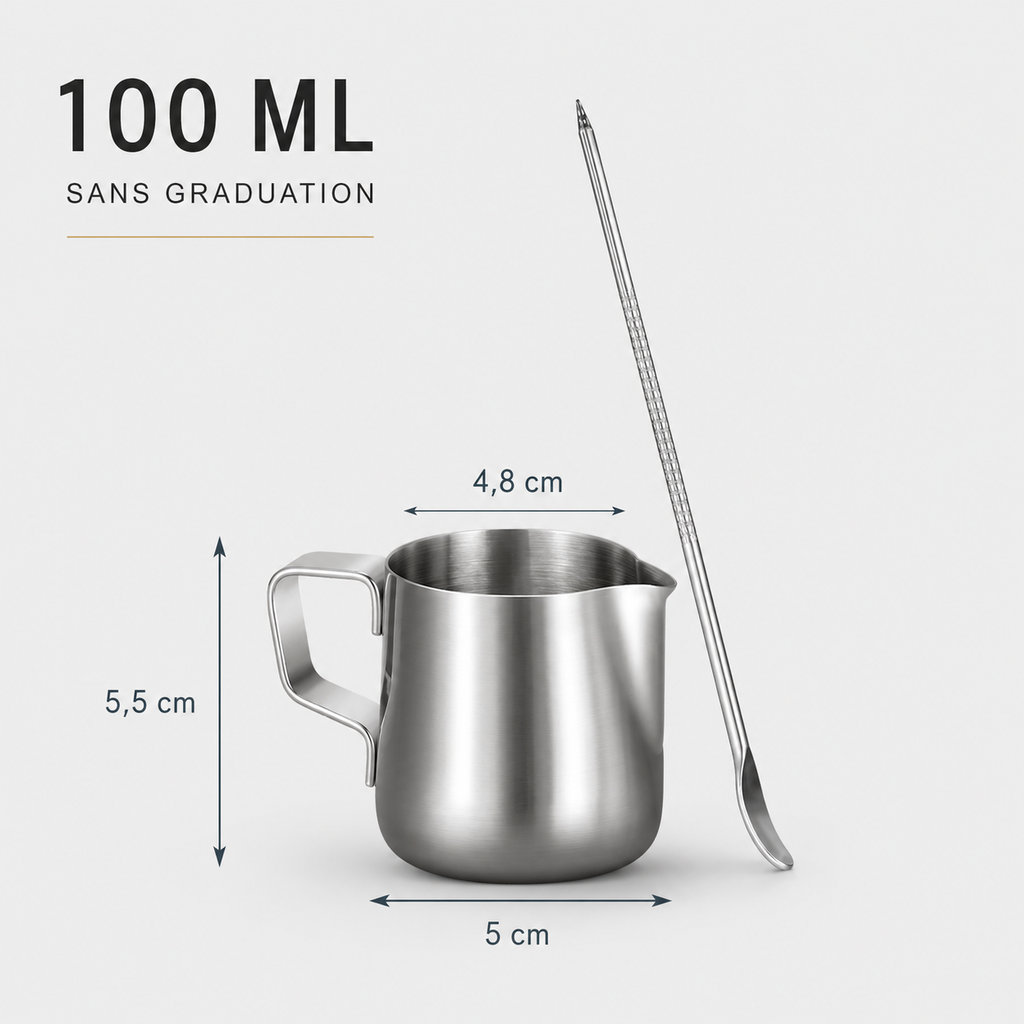 Pichet à Lait en Inox