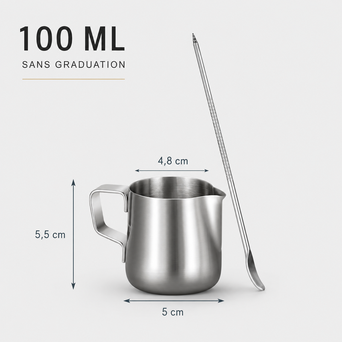 Pichet à Lait en Inox