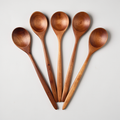 Lot de 6 cuillères en bois
