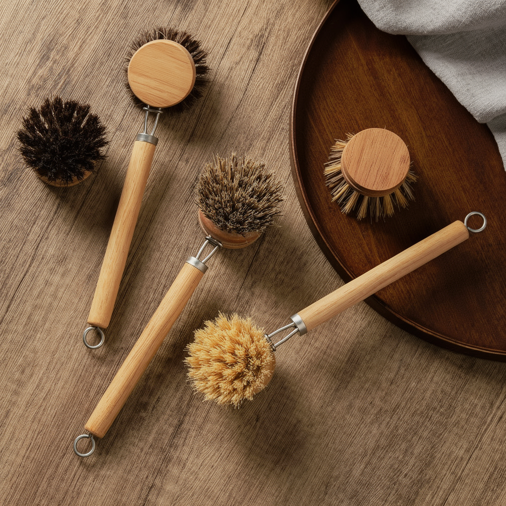 Brosse vaisselle en bambou