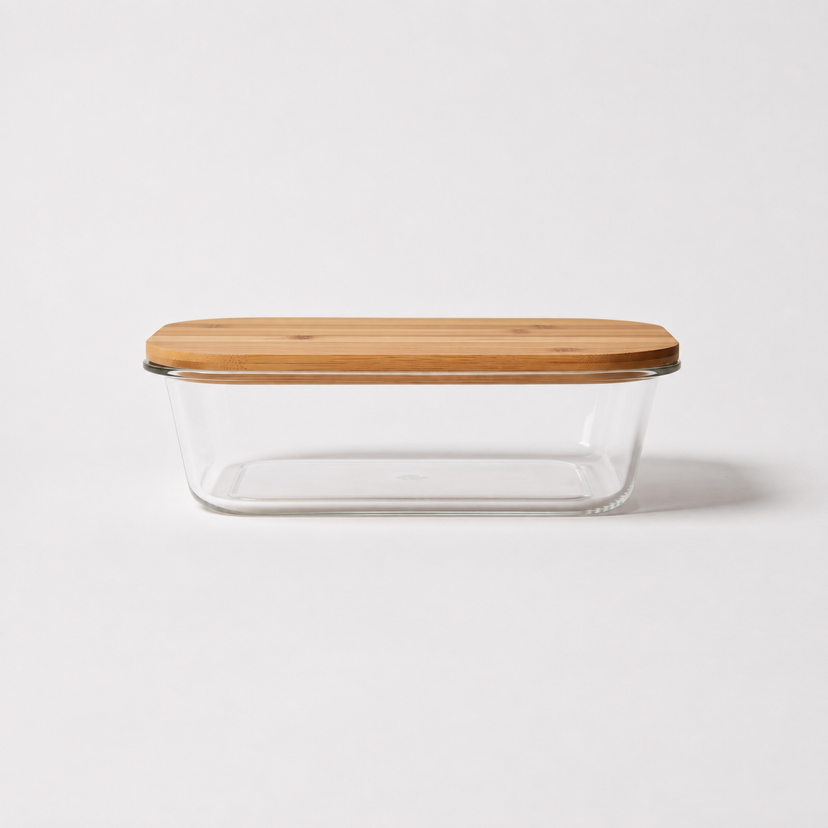 Boîte en verre & bambou